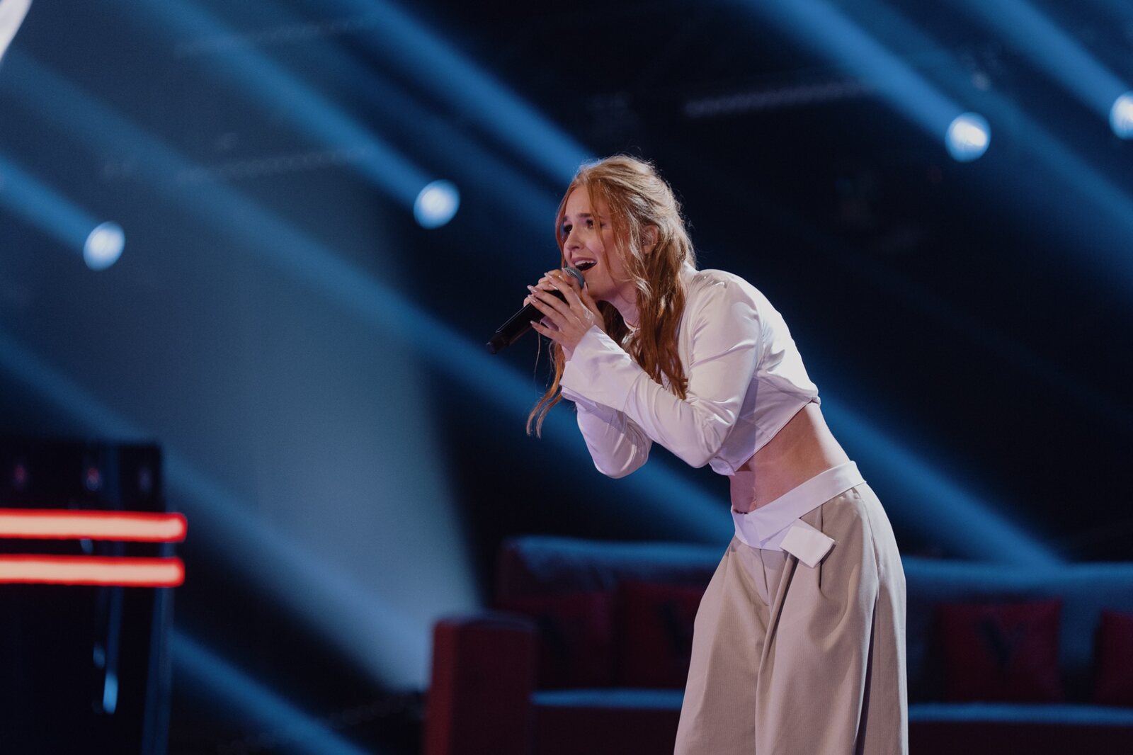 Ema performing on stage